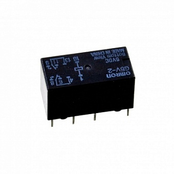 G5V25DC, Signal Relay 5VDC 2A DPDT( (20.5mm 10.1mm 11.5mm)) THT