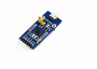 CP2102 USB UART Board (micro), Преобразователь USB-UART на базе CP2102 с разъемом USB-микро