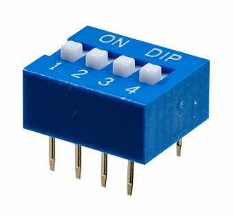 SWD1-4, (KLS7-DS-04-B-00), DIP переключатель 4 поз.