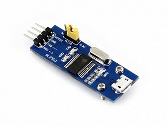 PL2303 USB UART Board (micro), Модуль преобразователя USB - UART (SKU 11315)