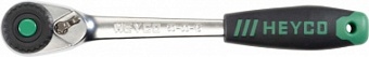 50-00-15 Varicat Рукоятка трещоточная, с реверсом, 1/2, 72 зубца, 270 мм, хромированная, полированна