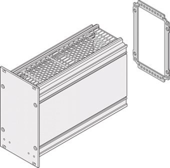 34812-812, PIU REAR PANEL S2   6U  12HP