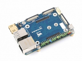 CM4-IO-BASE-B + USB HDMI Adapter, for Raspberry Pi Compute Module 4