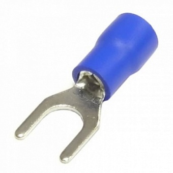 SVS2-5 BLUE, Клемма тип U изолированная. Цвет синий. на провод 1.5 - 2.5 мм.кв, винт 5 мм