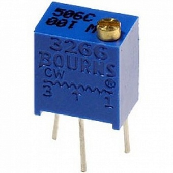 3266W-1-503LF, Резистор подстроечный (50кОм 10% 12об.)