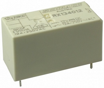 RX134012, (9-1415502-1), Реле электромагнитное 1-Form-A,SPST-NO,1NO 12VDC/12A