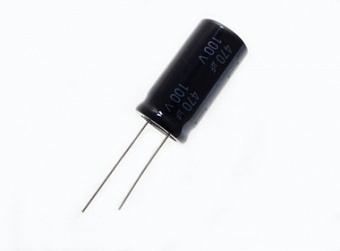 SH100M0470B7S-1632, Конденсатор электролитический (470мкФ 100В 20% 105гр 16х32мм)