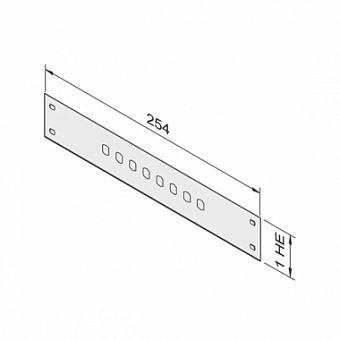 20118-714, FRONT PANEL 10 8 PORTS ST