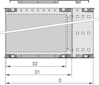 24563-452, Корпус EUROPAC PRO F 6U 84HP 235D LL