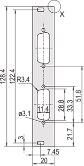 30118-352, PART.FRTPL.3U 4HP 2X15WAY DC/O