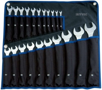 Набор ключей гаечных комбинированных в сумке-скрутке R 50810-21-M, 6-32 мм, 21 предмет