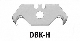 DBK-H Лезвия запасные крючкообразные для ножей DBK, 10 шт в упаковке