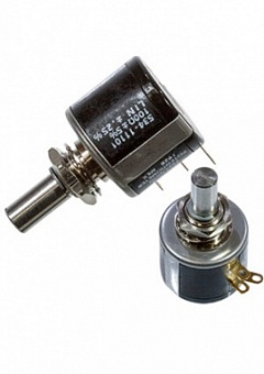 534B1101JC, Резистор переменный (100Oм 5% 2Вт 10об 6.34мм)
