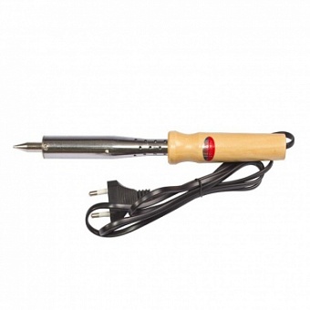 WD-100, Паяльник с деревянной ручкой, нихромовый нагреватель, жало 8мм