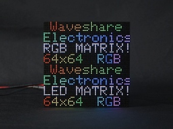 RGB full-color LED matrix panel, 2.5mm Pitch, 64x64 pixels, adjustable brightness