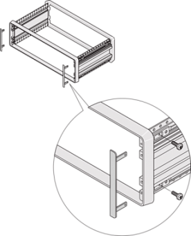 24575-119, FILLER ANGLE 3U   COMPAC PRO