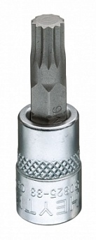 головка торцевая 1/4DR с вставкой-битой XZN (тройной квадрат) M8, L-36 мм