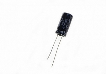 ECR102M25B, Конденсатор электролитический (1000мкФ 25В 20% 85гр 10х21мм)