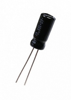 SKR3R3M2AD11, Конденсатор электролитический К50-35 (3,3мкФ 100В 85гр 5x11мм)
