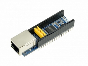 Ethernet to UART Converter for Raspberry Pi Pico, 10/100M Ethernet