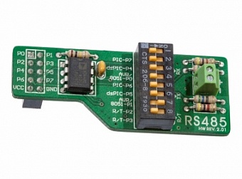ME-RS485, Плата расширения для лабораторных стендов Mikroelectronika