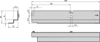 20119-106, SLIDE RAILS 300D 40KG  (5PR)