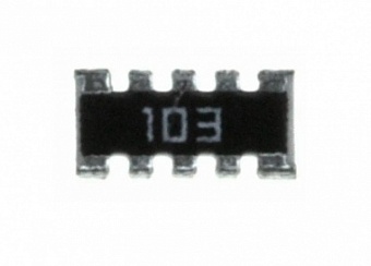 YC158TJR-072K2L, Сборка резисторная (2.2кОм 5%)