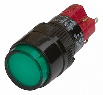 D16LMR1-1abKG кнопка без фикс. 250В/5А, LED подсветка