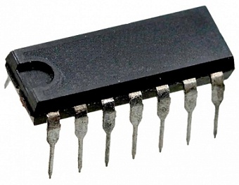 ЭКР561ПУ8, Микросхема шесть преобразователей уровня без инверсии