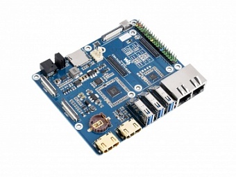 Dual Gigabit Ethernet Base Board Designed for Raspberry Pi Compute Module 4