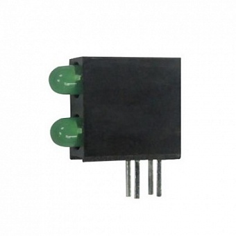 L-7104FO/2GD, Светодиодный модуль 2LEDх3мм/зеленый/568нм/8-20мкд/40°