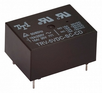 TRV-9VDC-SC-CD-R, Реле электромагнитное