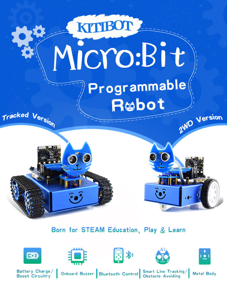 KitiBot for micro:bit T illustration