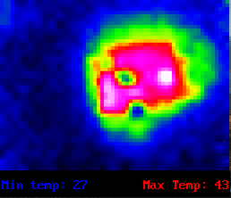 MLX90640-D110 Thermal Camera application example